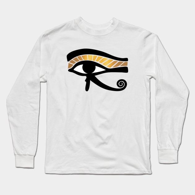 The Eye of Horus II Long Sleeve T-Shirt by majoihart